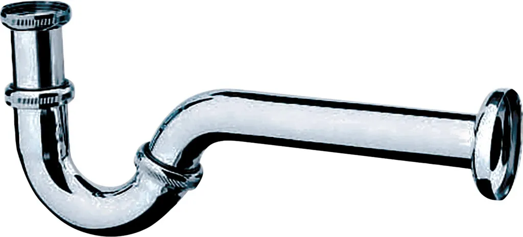 hansgrohe Sifone per bidet 5/4 pollici cromato, 1 pezzo.