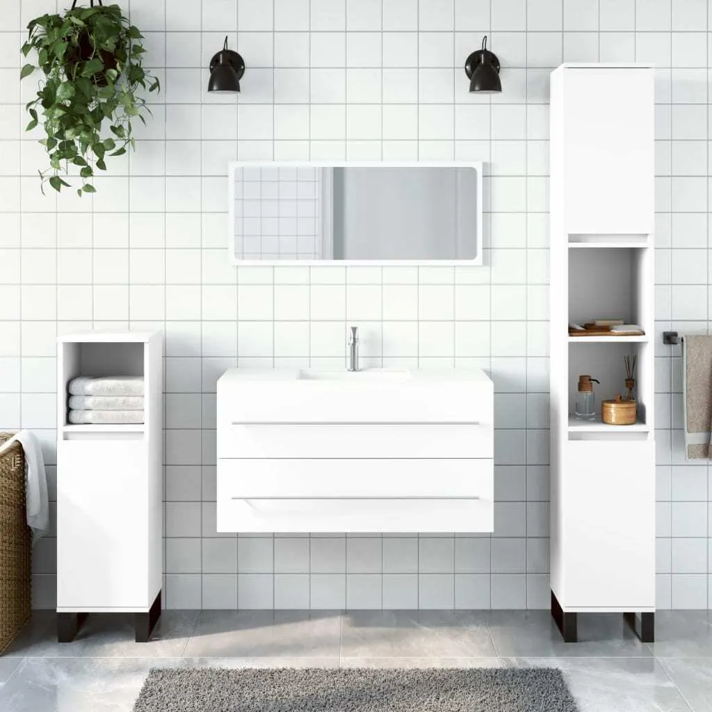 Il tuo nuovo rito del mattino: Mobile Bagno Bianco The Living Store