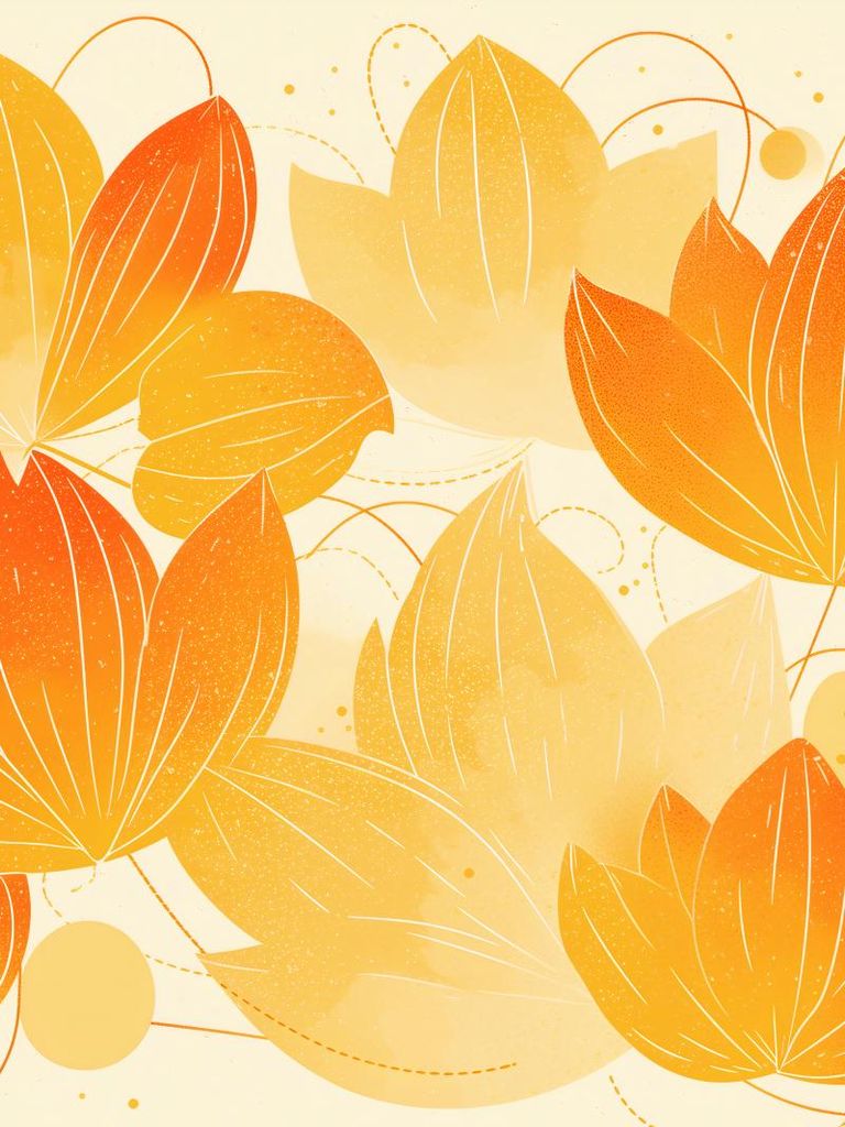 Plakat 75x100cm Herbstvisualisierung