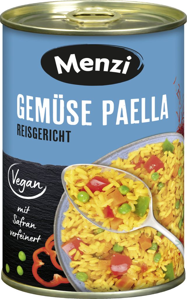 Menzi Gemüse Paella Reisgericht, 400g Produktbild 