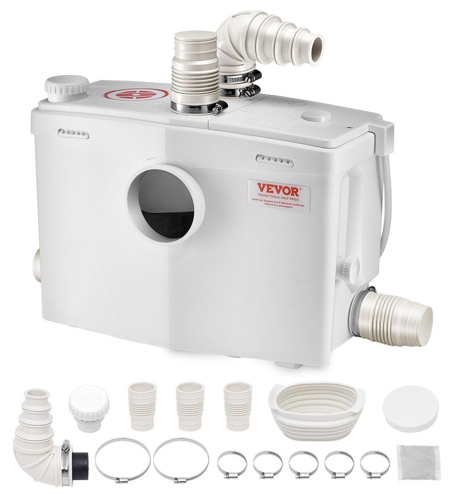 VEVOR Zerkleinerungspumpe, 700W, 9600 L/h Durchfluss, 10 m Produktbild 