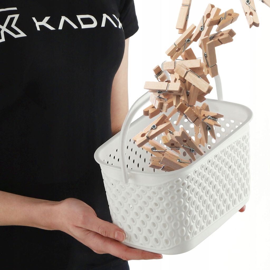 KADAX Klasický koš na kolíčky na prádlo, koš na kolíčky na Obrázek produktu 