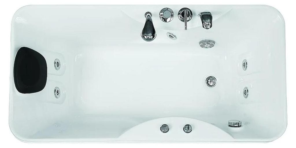 Whirlwanne GAVINO - 1 Sitzer - 140L - 75 x 150 x H.59 cm - Produktbild 