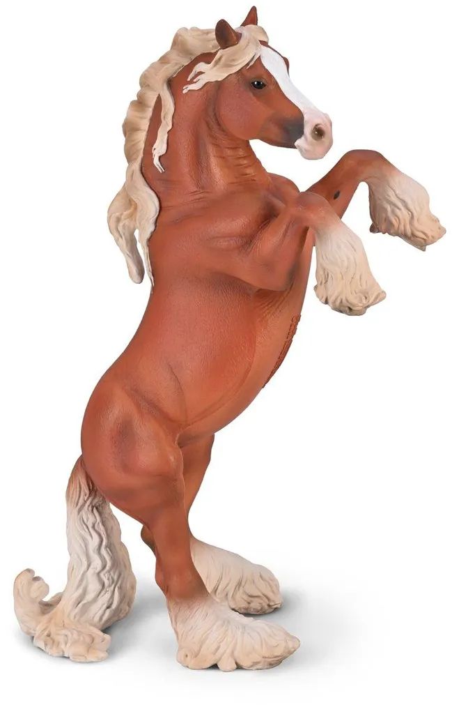 Jouet figurine de cheval Gypsy Vanner XL pour enfant et collectionneur 15cm