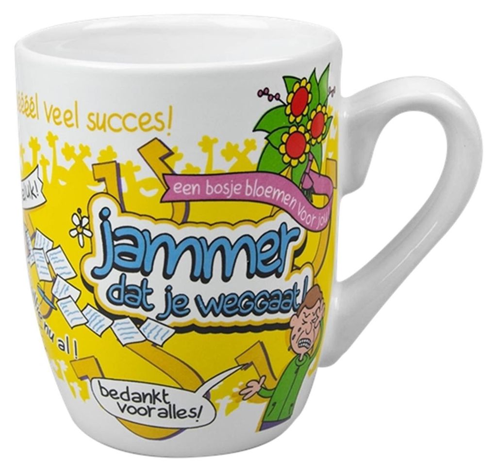 Paperdreams Cartoon -Becher - Schade, dass du gehst Produktbild 