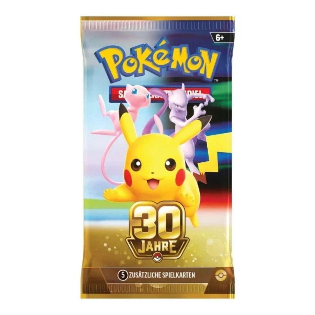 Pokemon 30 Jahre Booster Sammelkartenspiel Boosterpack auf Produktbild 
