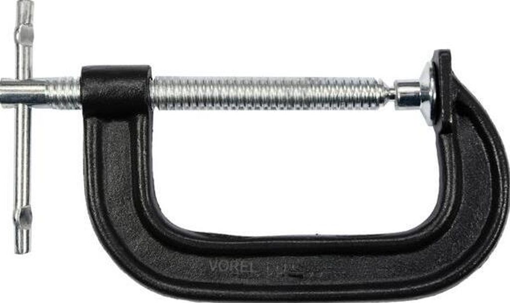Vorel ścisk śrubowy typ c 8" 38435