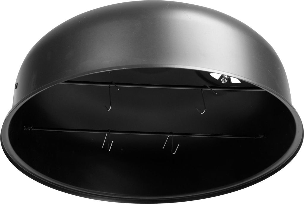 Tonneau de fumage rond 51 × 42 × 80 cm, fumoir, gril de Image du produit 