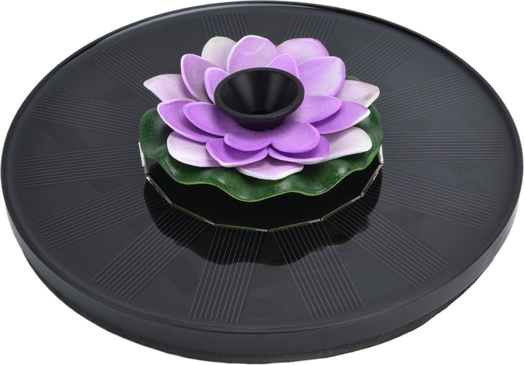 Lotus Solar Fountain Wasserpumpe Floating Mini Solar Powered Water Fountain für Vogeltränken Garten Teich Pool Outdoor3