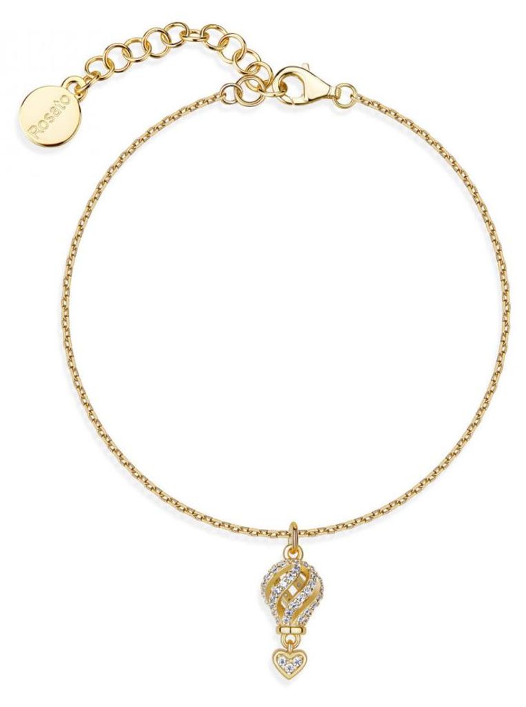 Glitzerndes vergoldetes Heiß luftballonarmband Aria RZAR24