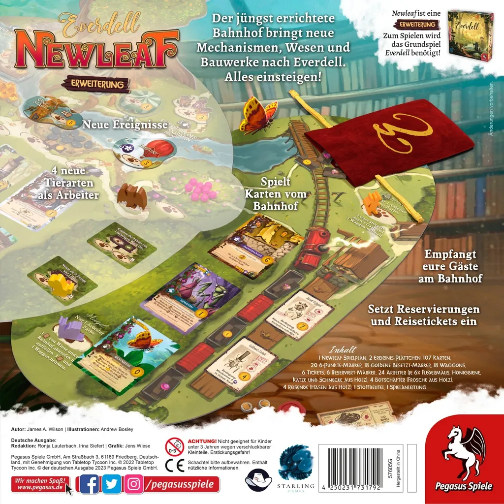 Extension Everdell Newleaf pour Éviter la Routine et Bloquer l'Ennui