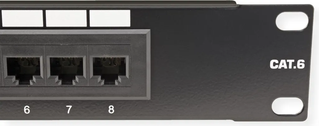 Solution câblage propre avec ce Patchpanel 8 ports Cat6 TRENDnet 10" - 4