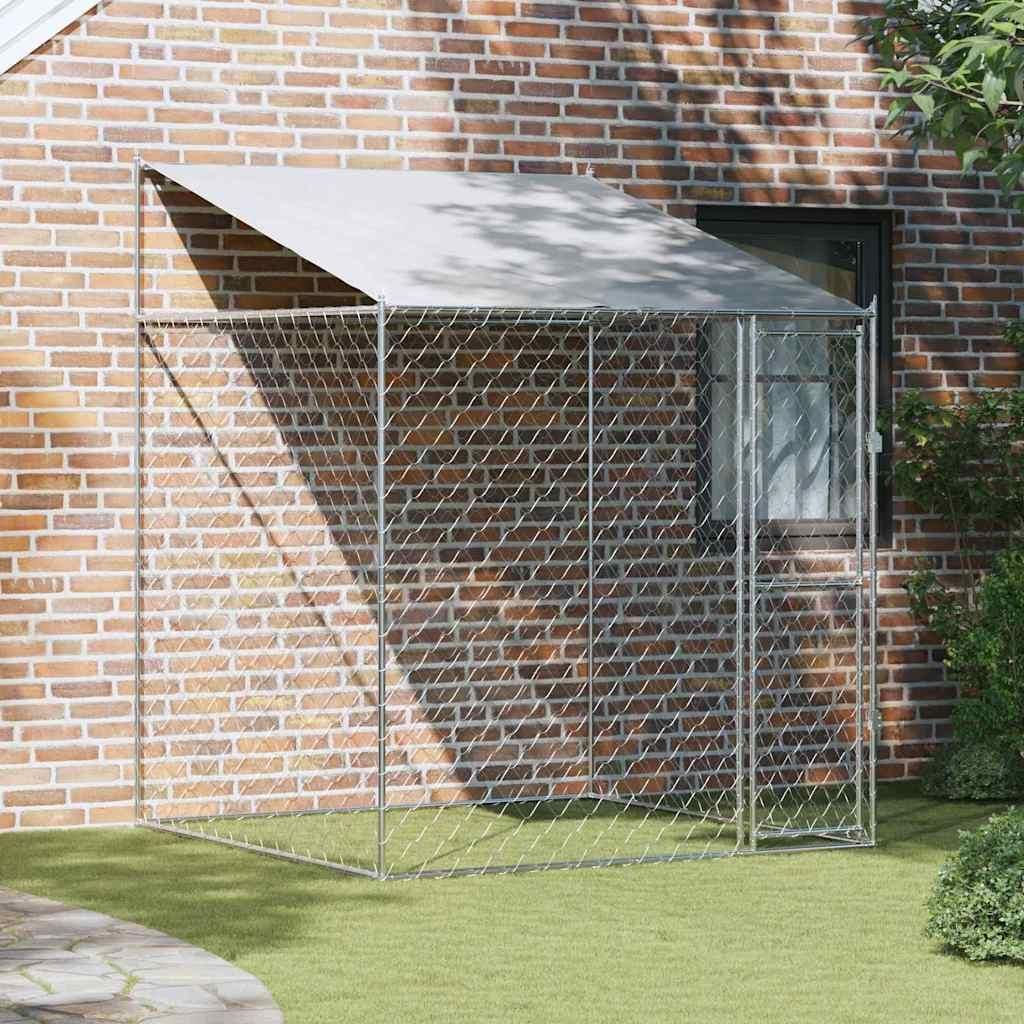 Möbel Hundekäfig 200 x 200 x 258 cm Stahl und PE - Sonstiges Hundezubehör 42009131