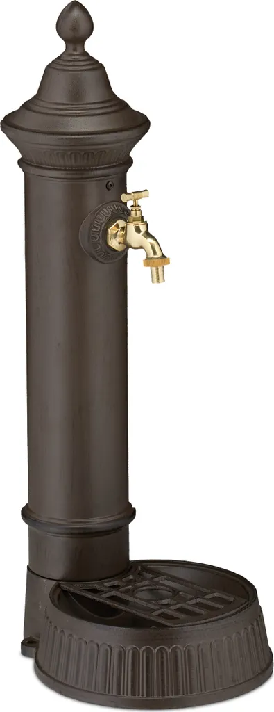 Remplacez votre robinet extérieur par cette fontaine sur pied de 72 cm