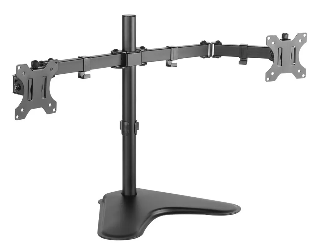 Support Écran Double Articulé et Orientable 13-32" Techly avec Socle