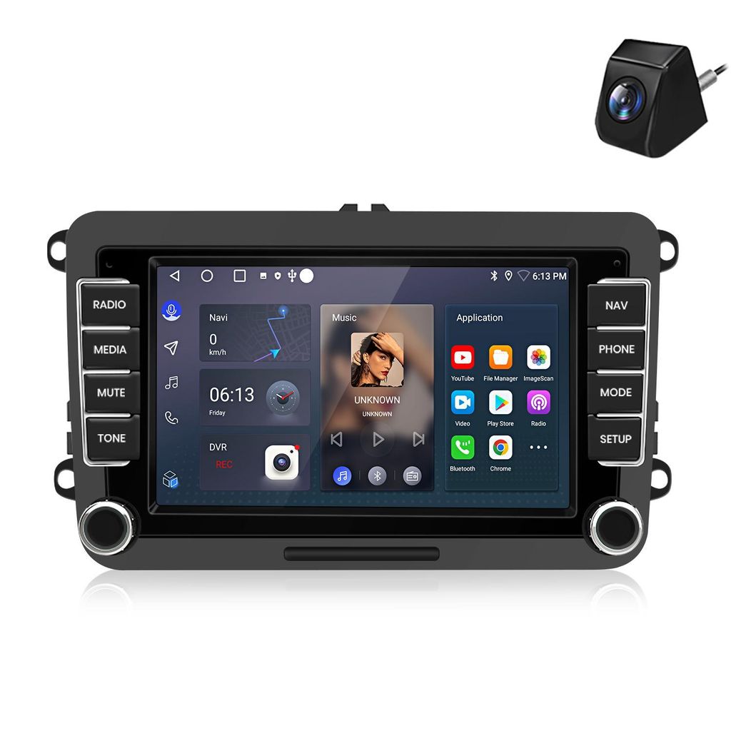 7'' Radio Samochodowe Android dla VW Golf 5 6 Passat B6 B7 Zdjęcie produktu 
