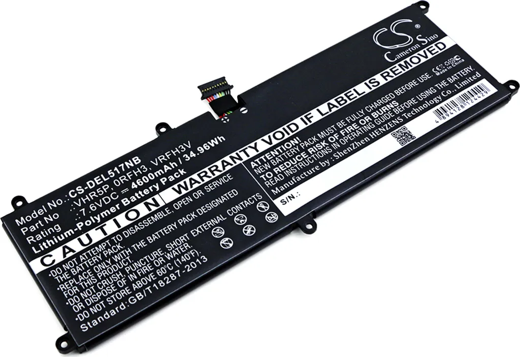 Batterie Haute Capacité TECHTEK pour Dell Latitude 11 5175 5179 Tablet