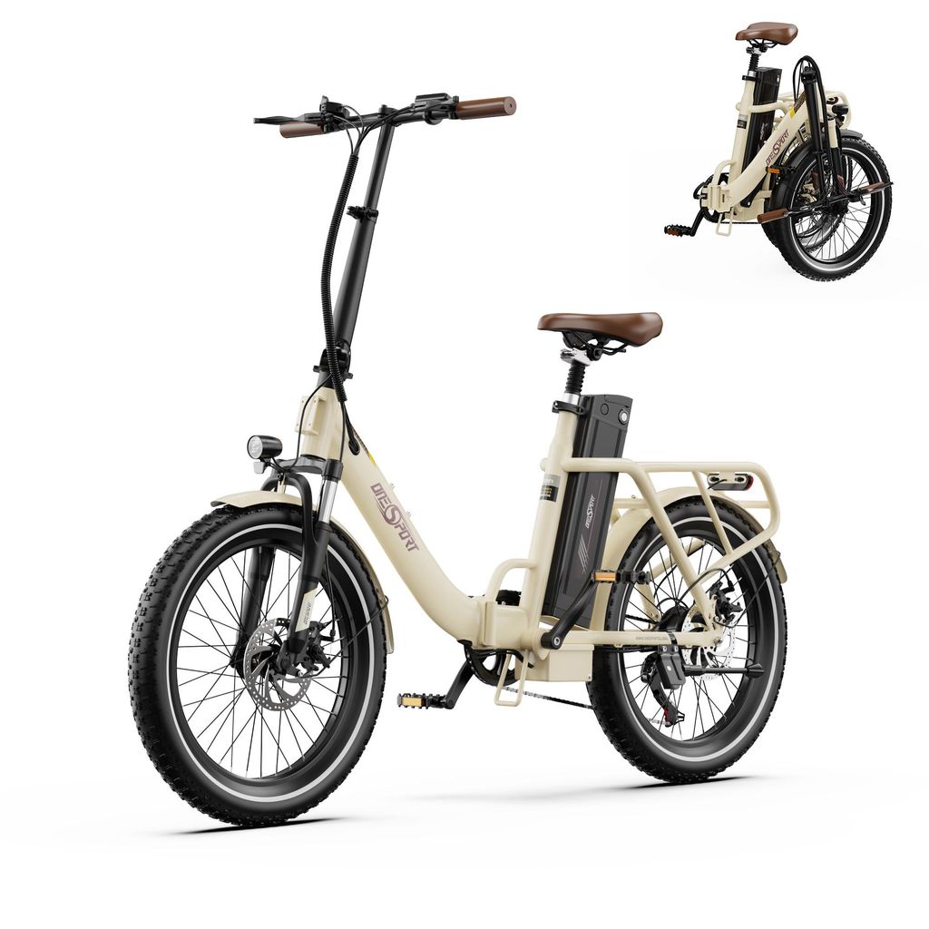 Onesport 20" Elektrofahrrad E-Bike ,Pedelec,48V/17Ah Akku ,250W Motor