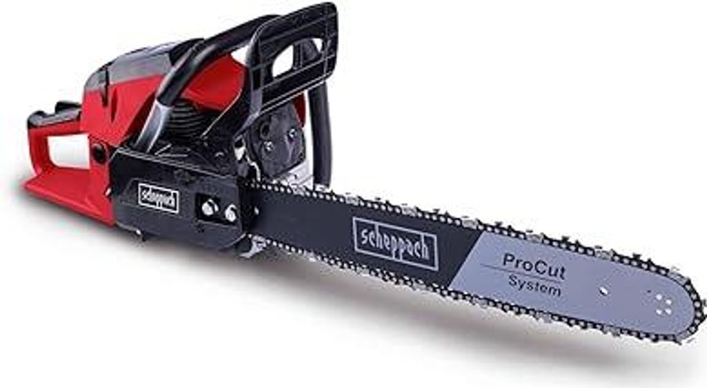 Scheppach Benzin Baumpflegesäge PCS53 Kettensäge mit 47cm Schnittdurchmesser | 2 Takt Benzinmotor 2,7PS Leistung | Schwertlänge 51cm | Hubraum 5...