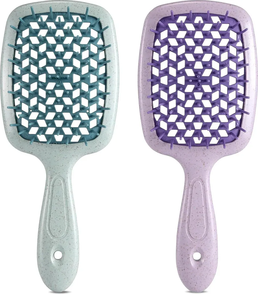 Brosse à démêler Anti-Traction Lot de 2 : Fini les Nœuds Difficiles