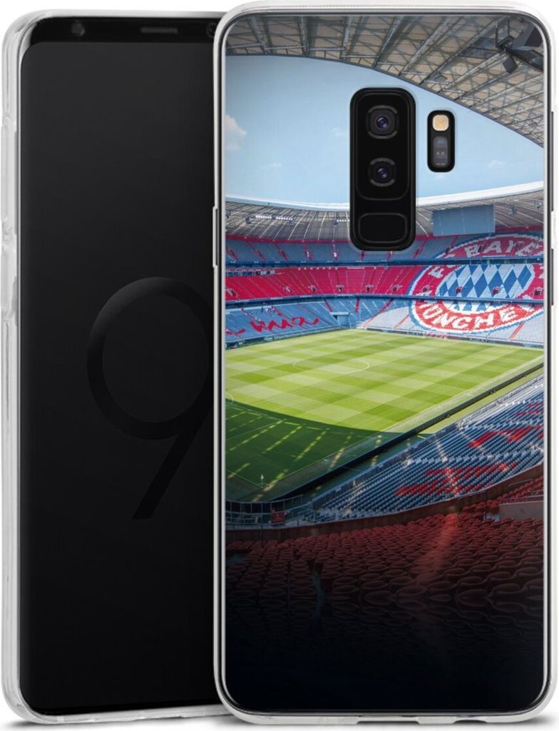 DeinDesign Handyhülle für Samsung Galaxy S9 Plus Duos Silikon Hülle Case Smartphone Schutzhülle FC Bayern München FCB Stadion