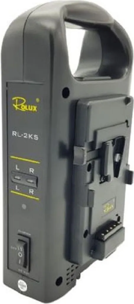 Rolux RL-2KS Chargeur Double pour Batteries V-Mount Haute Performance