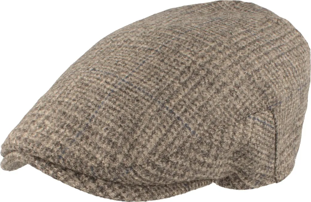 Casquette plate 100% laine vierge chaude et imperméable Balmoral