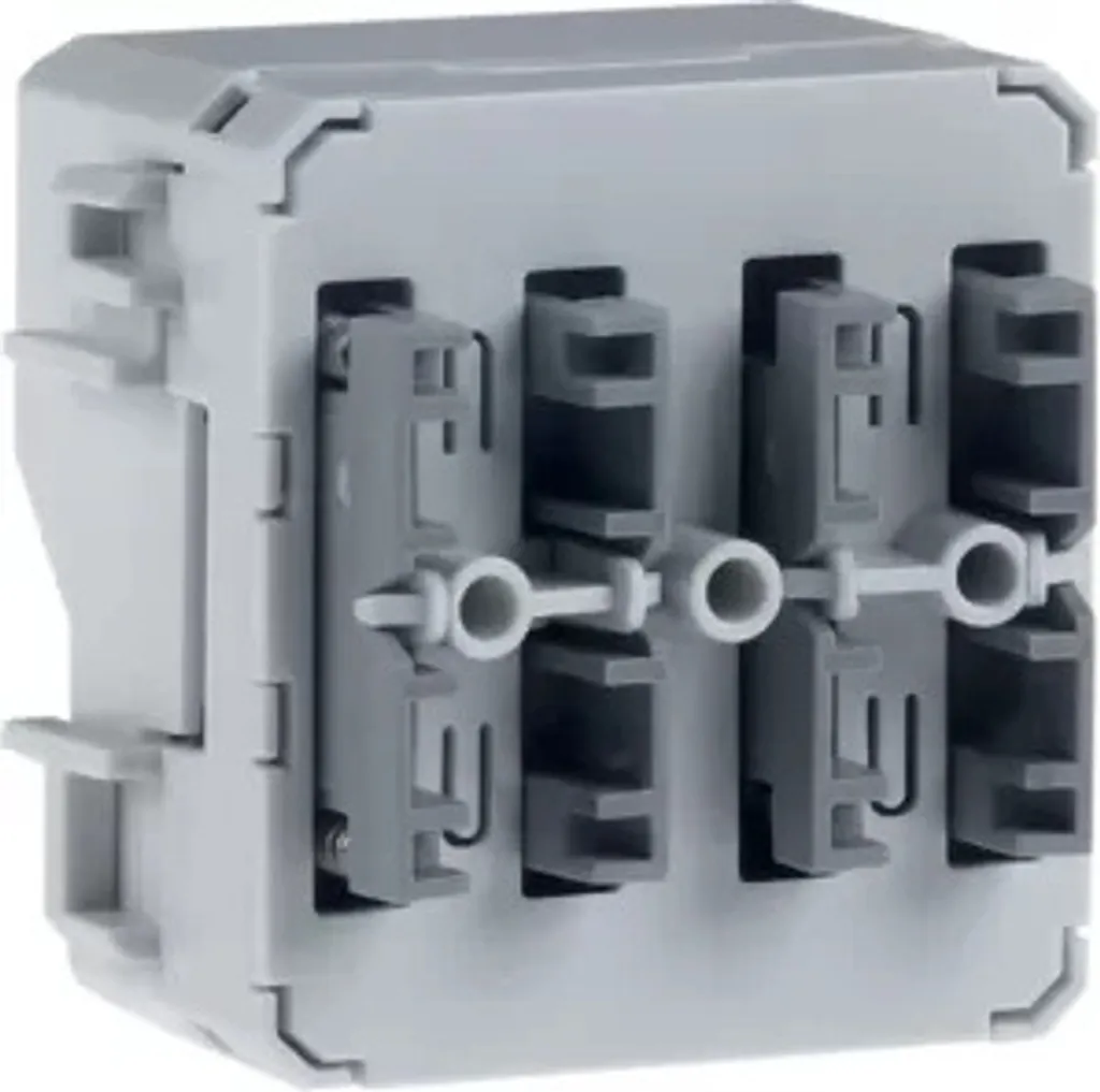 Bouton-poussoir double W.1 KNX Berker - Coupleur de bus domotique