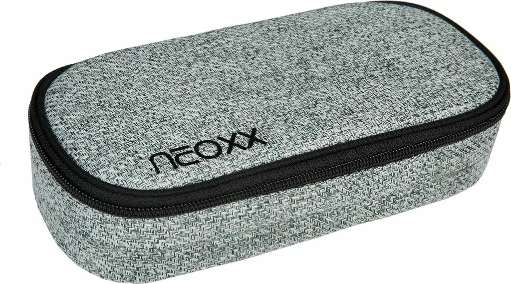 Astuccio neoxx Jump Wool The World - Eco-Design Grigio per Studenti