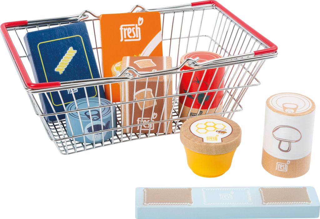 Lebensmittel-Set im Einkaufskorb „fresh“ Produktbild 