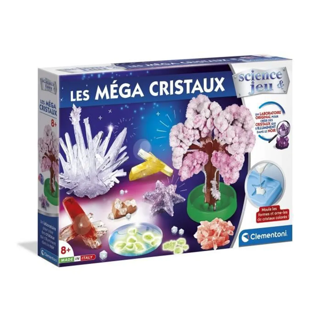 Kit Science sans Échec : Créez de Vrais Cristaux Facilement avec Clementoni