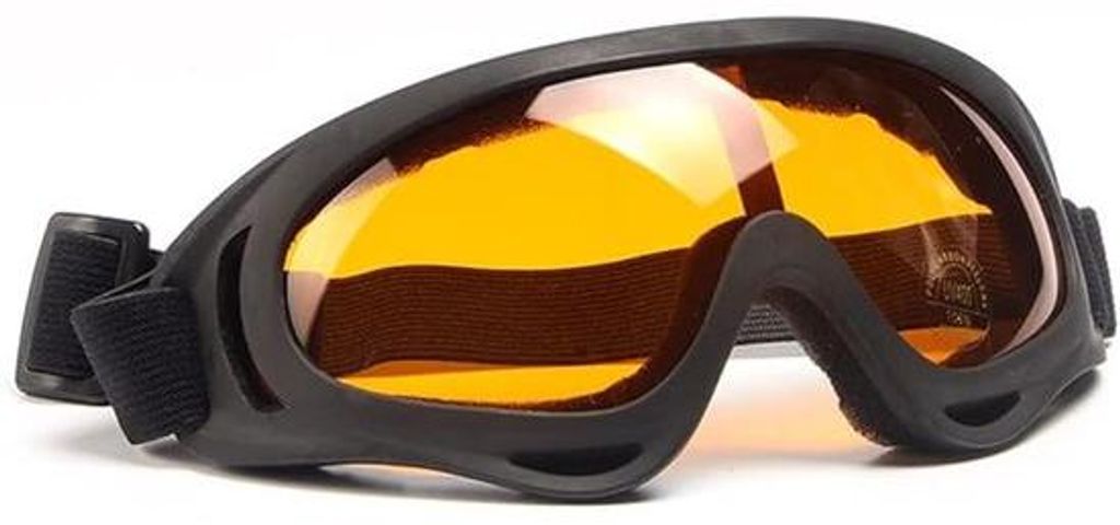 Schutzbrille mit abdeckender Abdeckung, schlagfest, abgedichteter Schutzbrille mit Glaskappe, für Bau, Labor, Schweißen und Fahrrad - schwarzes R...