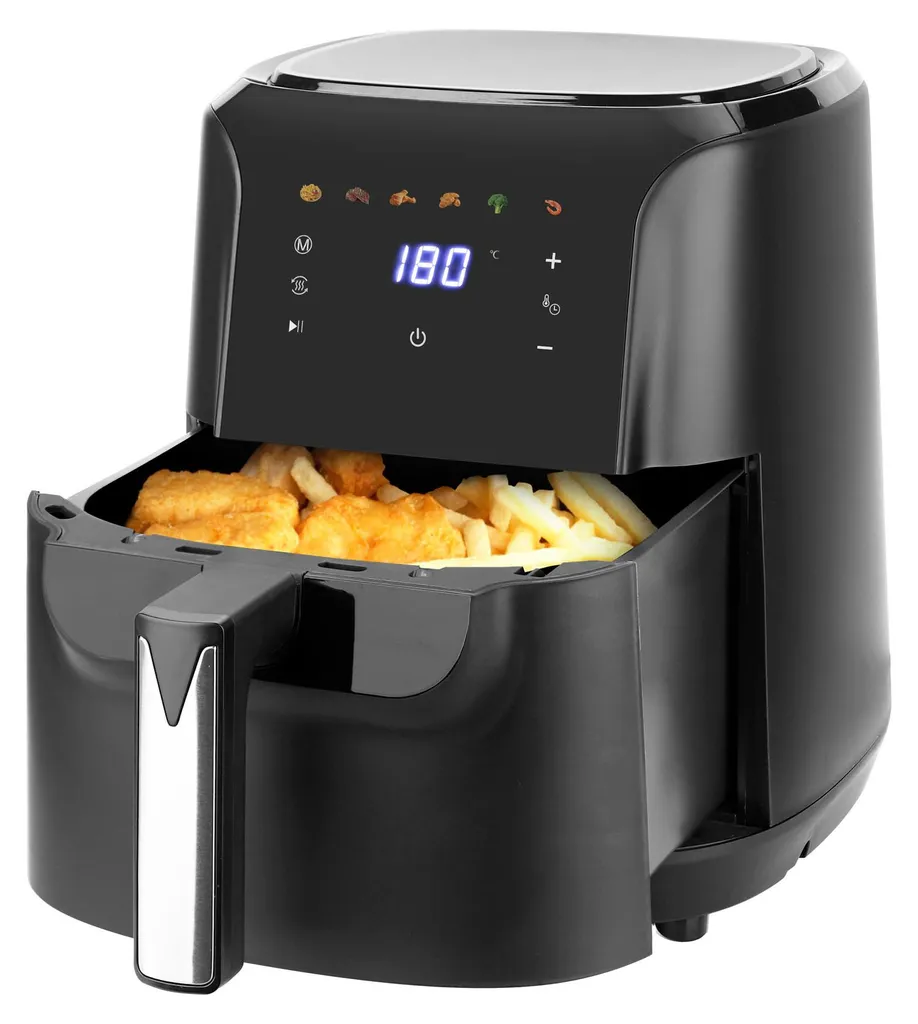 Friteuse à air chaud 6L : frites croustillantes sans huile et sans odeur