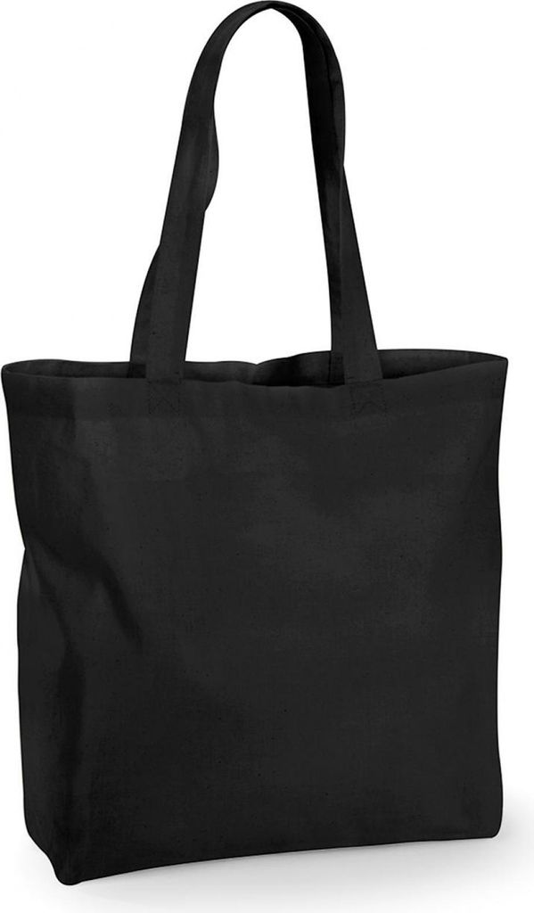Westford Mill W925 | Recycled Baumwolle Maxi Tote 35 x 39 x 13,5 cm - Farbe: Black - Größe: One Size