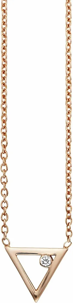 Collana cai argento 925 con zirconi rossi 273250121-44 - Eleganza Pura