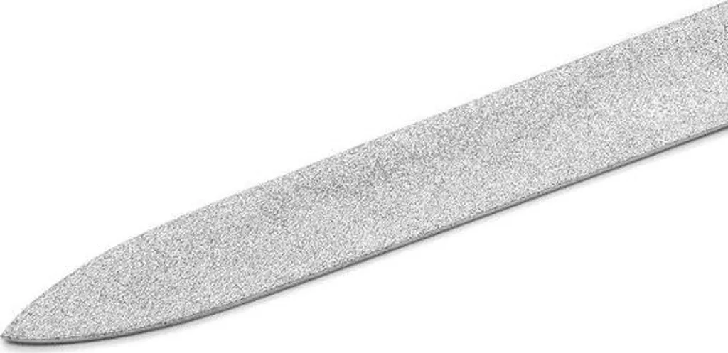 Lime à ongles diamantée anti-dédoublement en acier inoxydable 10cm