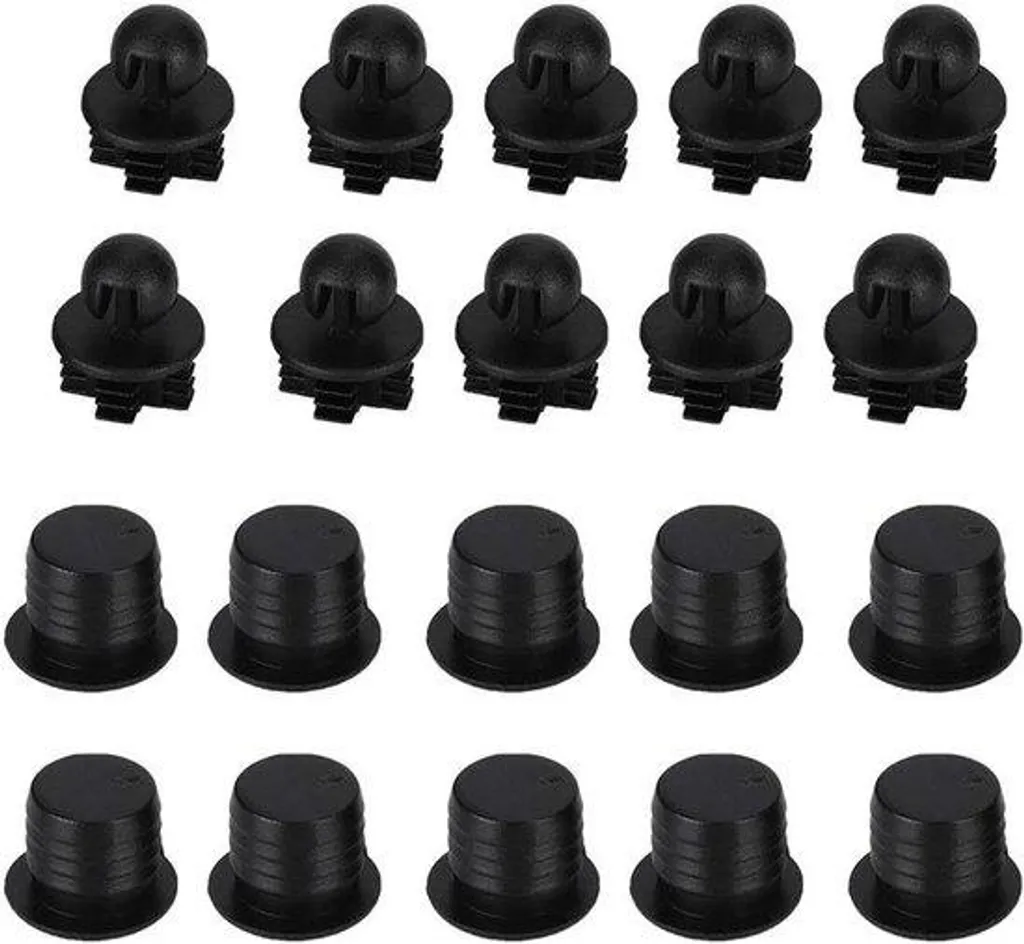 Chevilles de fixation pour grille de haut-parleur, pack de 10 attaches