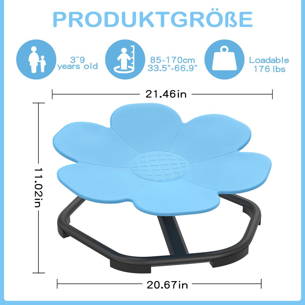 LZQ Sensory Toys dětská otočná židle, autismus, otočná Obrázek produktu 2