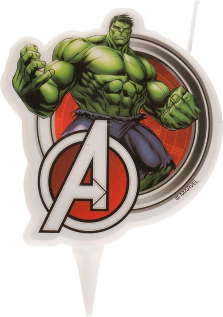 dekora Hulk Geburtstagskerze 2D – Tortendeko Geburtstag