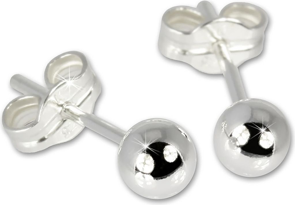 SilberDream Ohrstecker für Damen 925 Silber silber Kugel Produktbild 
