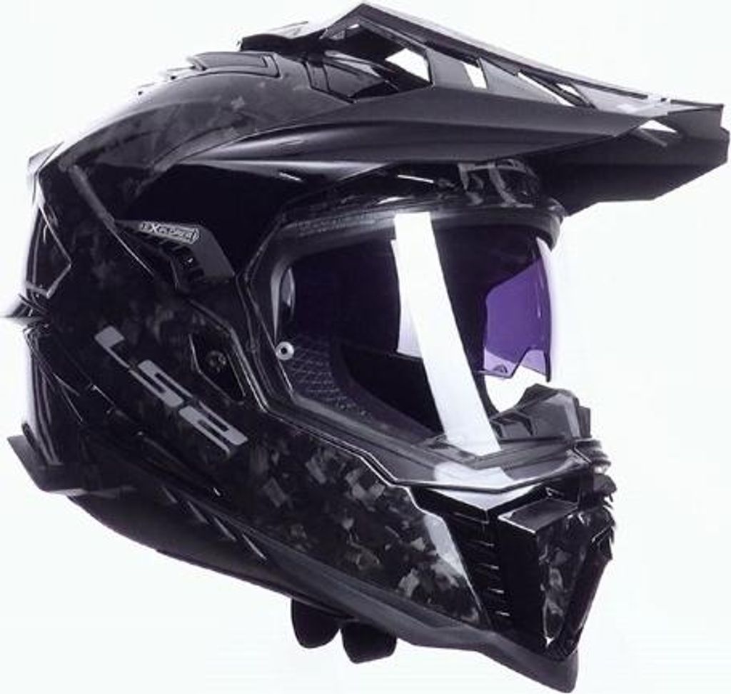LS2 MX701 Explorer Carbon Forged Adventure Casque Noir L Image du produit 