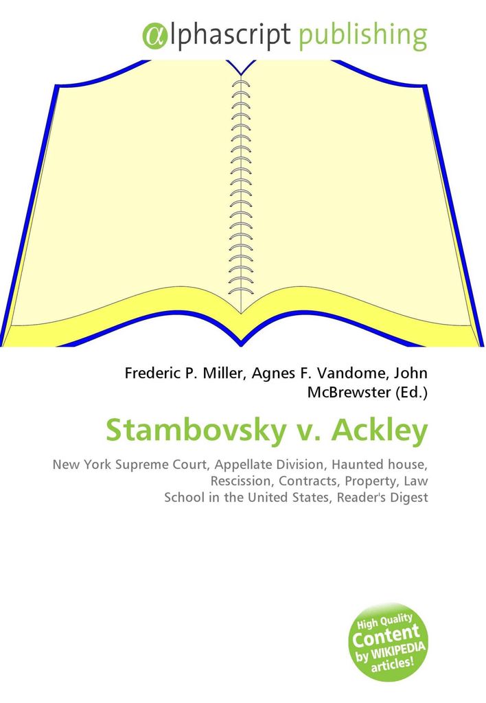 Stambovsky v. Ackley