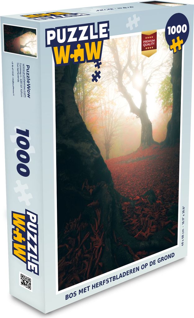 MuchoWow Puzzle 1000 Teile Herbst - Bäume - Laub - Spielzeug - Alt und Jung - Spiele - Puzzeln