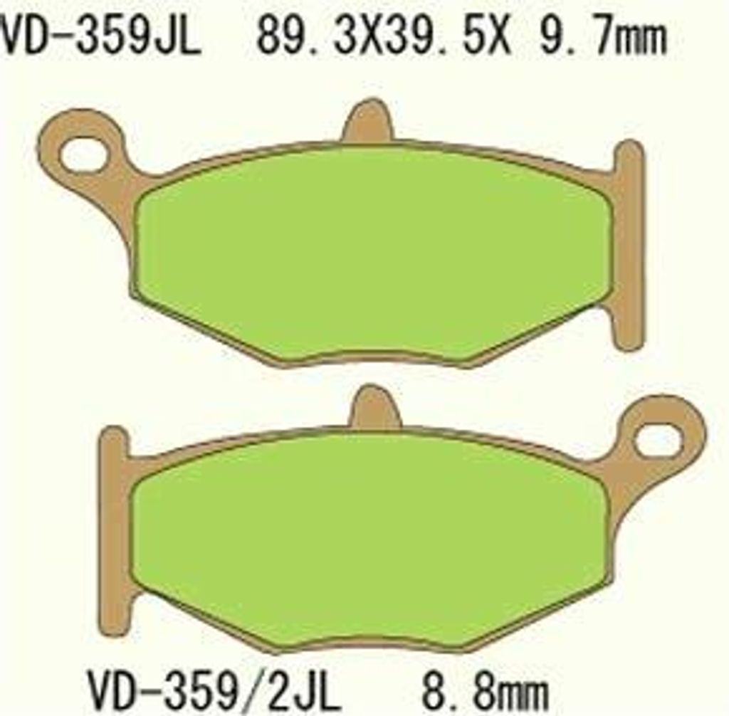 Vesrah Vd-359Jl Bremsbeläge (Hinten)