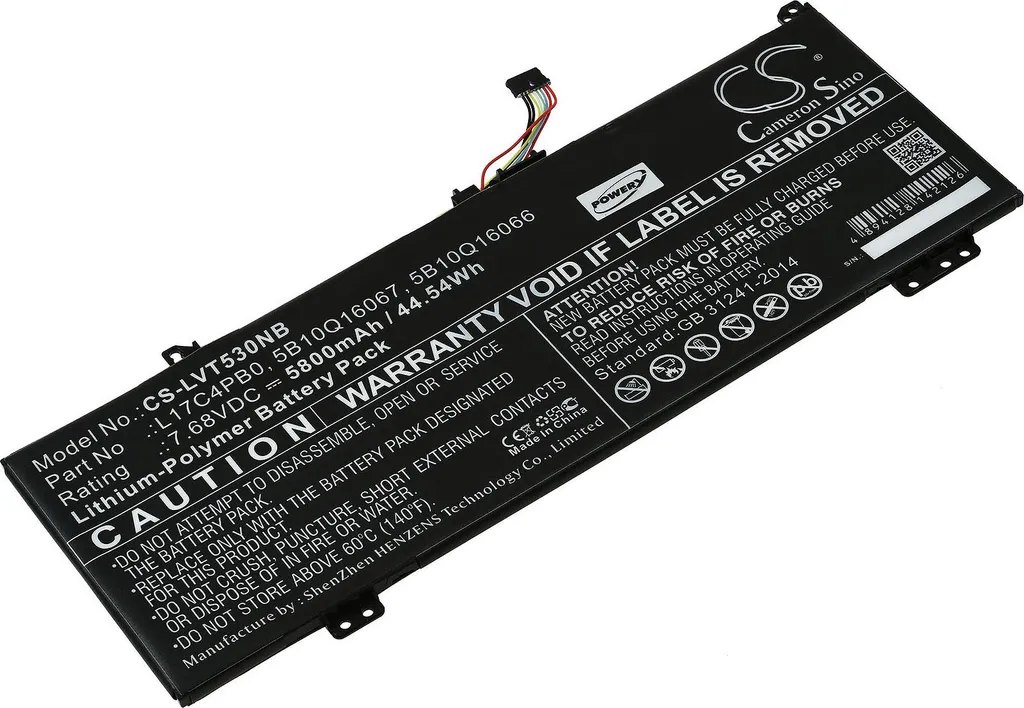 Batterie interne de remplacement L17C4PB0 pour Lenovo