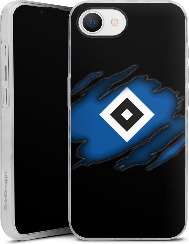 DeinDesign Handyhülle für Apple iPhone 16e Silikon Hülle Case Smartphone Schutzhülle HSV Hamburger SV Offizielles Lizenzprodukt