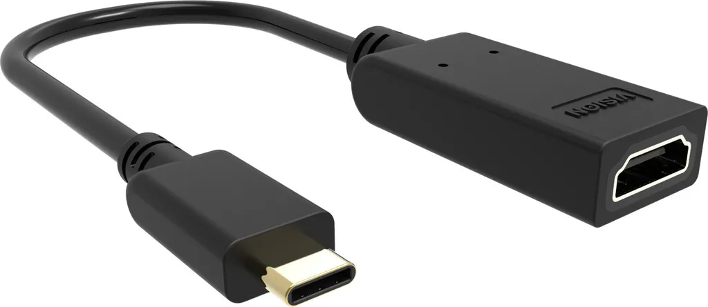 Vision TC-USBCHDMI/BL Adaptateur Vidéo USB-C vers HDMI Type A Noir