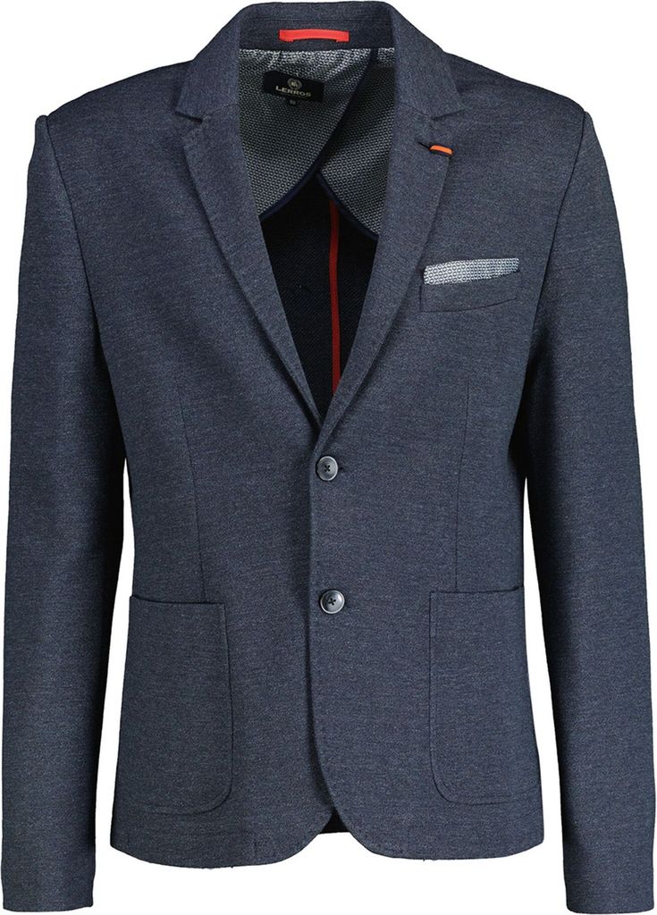 Lerros - Herren Blazer, Regular Fit, (2007K10), Größe:26, Farbe:Navy (485)