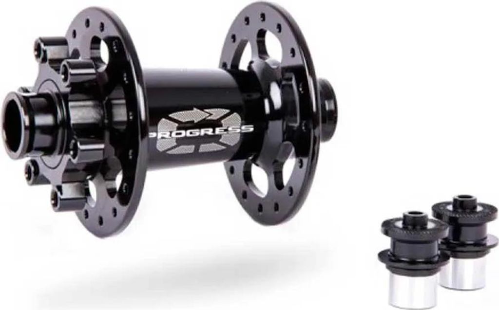 Progress Ultra Disc Mtb Conical Vorderradnabe Schwarz 32H / 9/15 x 100 mm Schwarz 32H