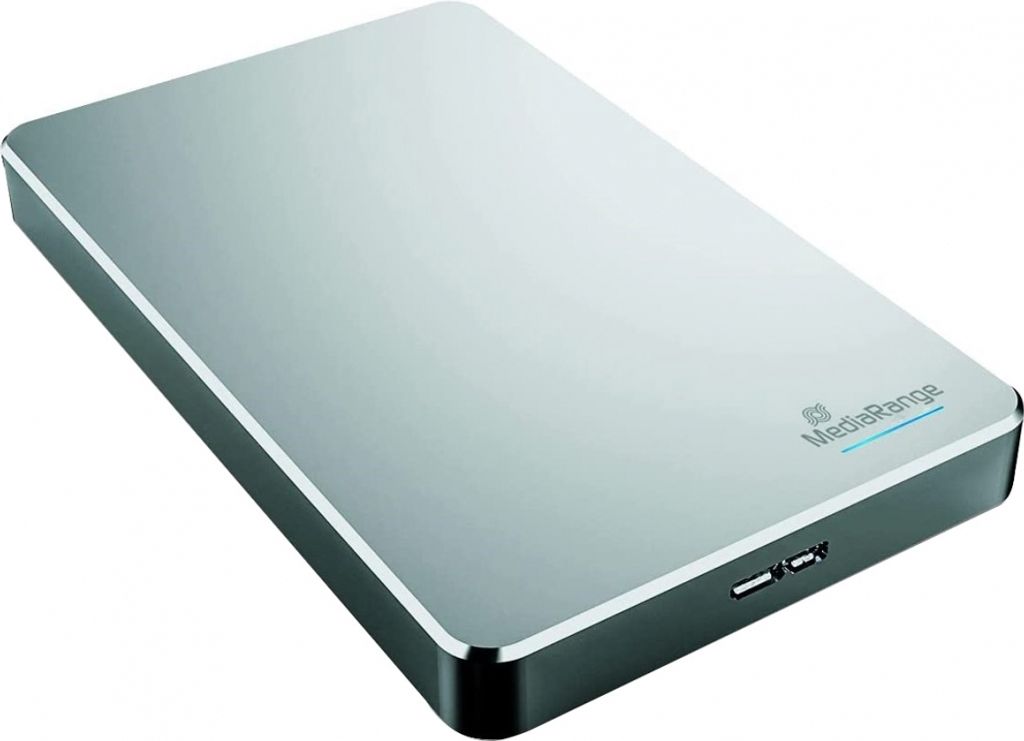 MEDIARANGE USB 3.0 HDD 1TB - 1000 GB - 2.5 Zoll - 3.2 Gen 1 (3.1 Gen 1) - 5400 RPM - Silber